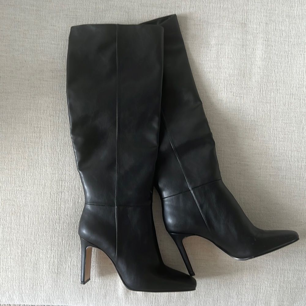 Faux Leather Boots